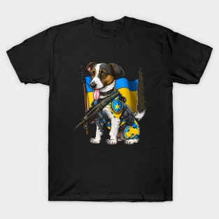 Dog ukrainian soldier T-Shirt